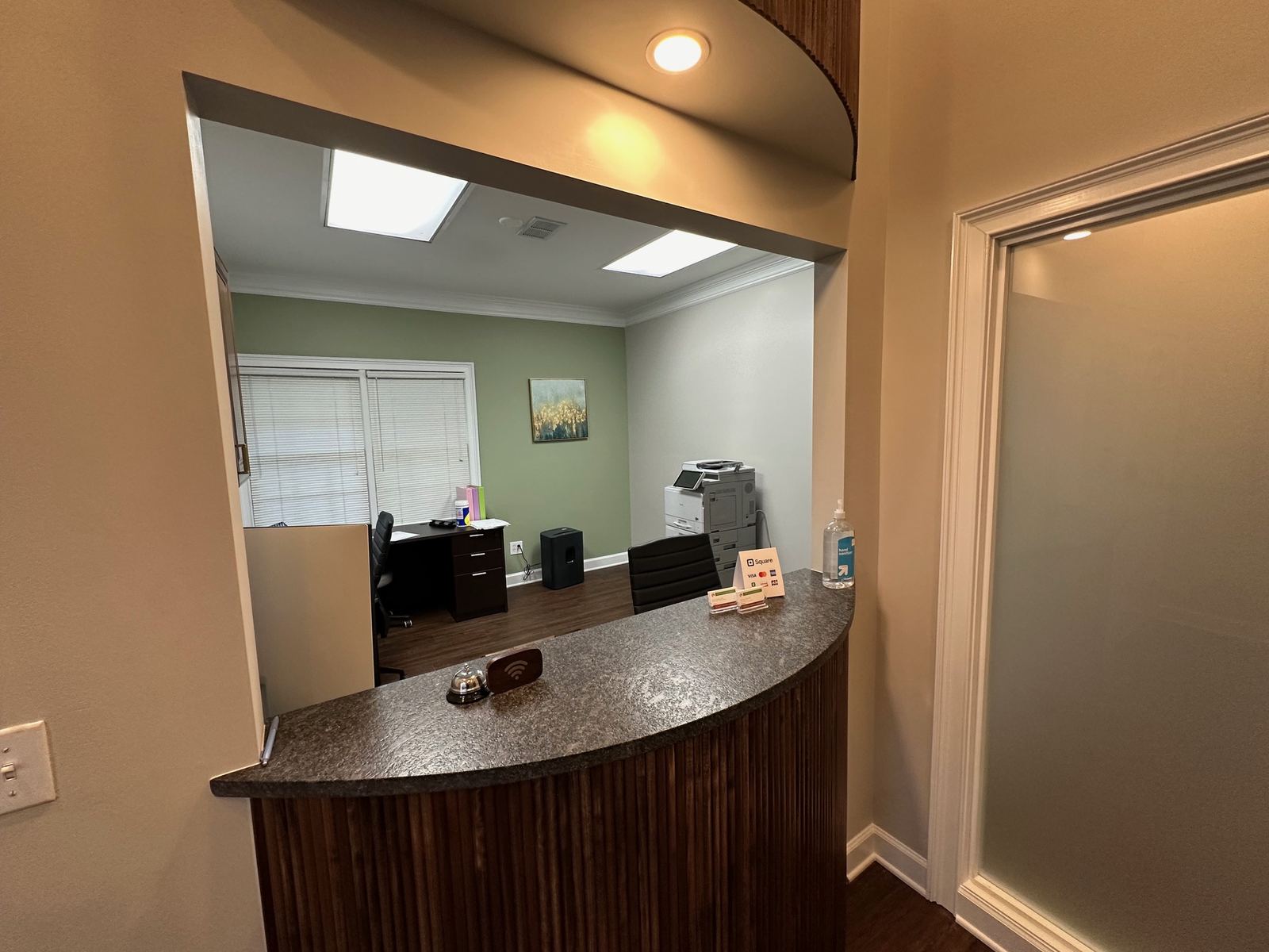Front desk at the Roswell (Atlanta) office